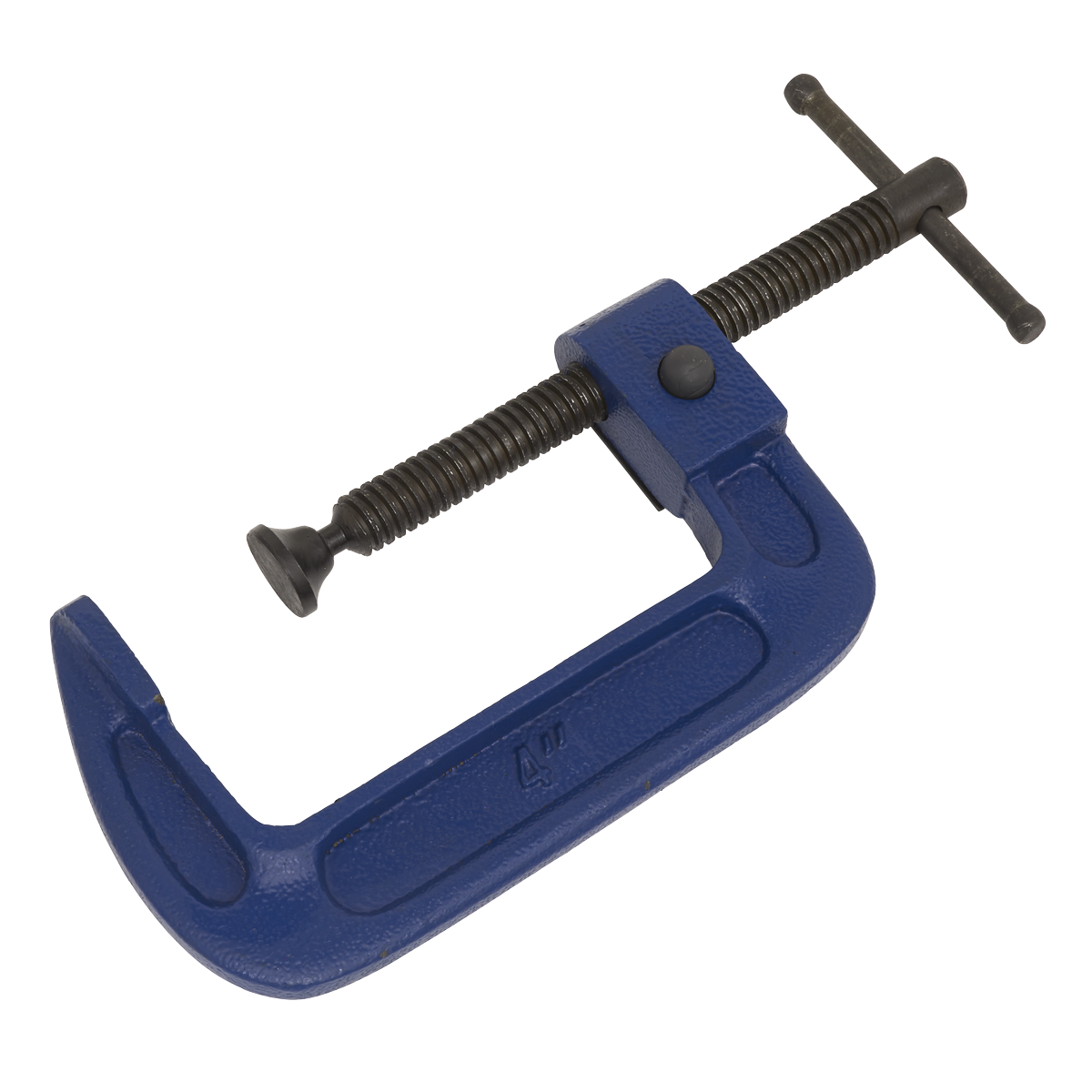 Sealey 100mm G-Clamp Quick Release Forged Body Swivel Tip Smooth Action