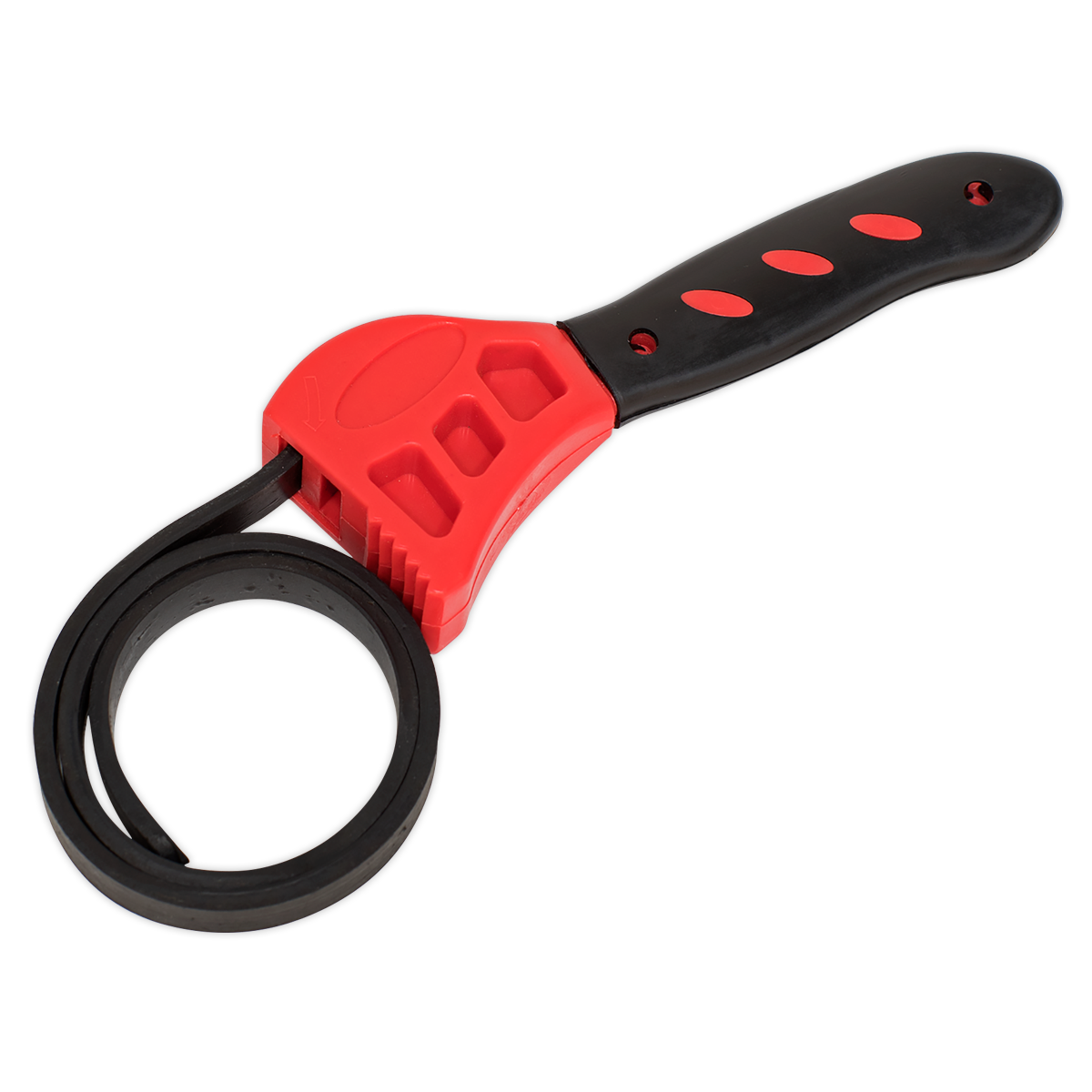 Sealey 120mm Strap Wrench for Oil Filters Adjustable Soft Grip Handle