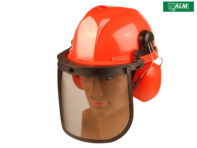 ALM Manufacturing CH011 Chainsaw Safety Helmet with Ear Defenders & Visor