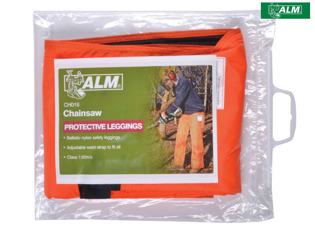 ALM Manufacturing CH016 Chainsaw Leggings Adjustable Safety Straps Class 1