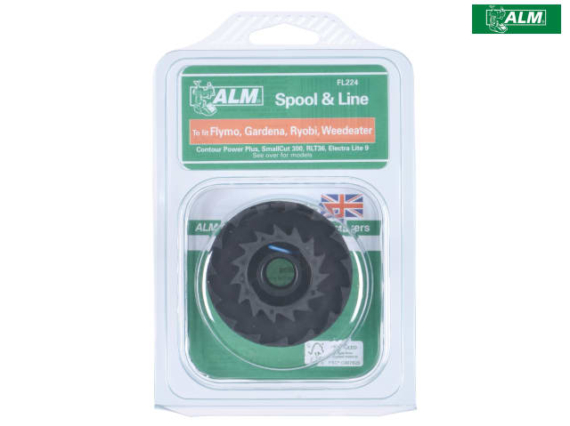ALM Manufacturing FL224 Spool & Line 1.5mm x 10m for Flymo Gardena Weedeater