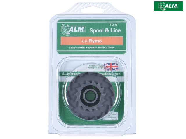 ALM FL600 Spool & Line 2mm x 2 x 3m for Flymo Contour 580E 600HD 650E