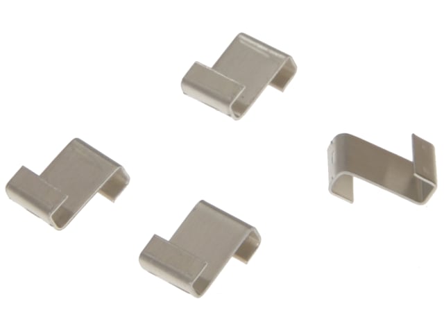 ALM Manufacturing Z Lap Clips 50 Pack Aluminium 10mm for 3mm Glass Greenhouses