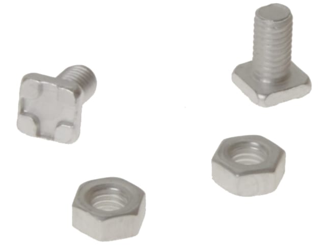 ALM Manufacturing GH004 Square Glaze Bolts and Nuts Pack of 20 for Greenhouses