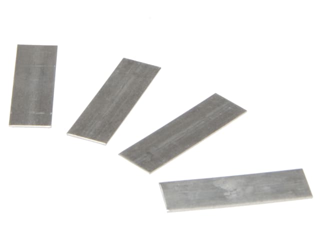 ALM Manufacturing GH005 Aluminium Lap Strips 40x12mm Pack of 50 for Glazing