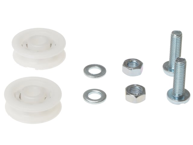 ALM GH006 Sliding Door Wheel Kit 2 x 28mm Nylon Wheels for Greenhouses