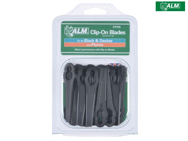 ALM Manufacturing GP205/FIQ8 Clip-on Blades for Flymo & Black & Decker