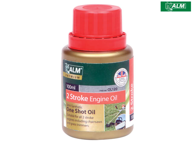 ALM Manufacturing OL120 2-Stroke Oil 100ml Semi-Synthetic for Garden Machinery