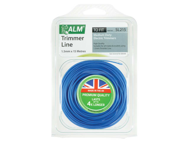 ALM Manufacturing SL215 Medium-Duty Trimmer Line 1.5mm x 15m Blue Replacement