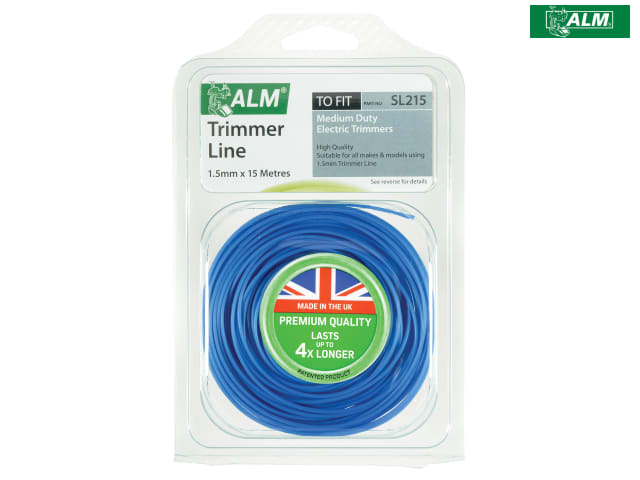 ALM Manufacturing SL215 Medium-Duty Trimmer Line 1.5mm x 15m Blue Replacement