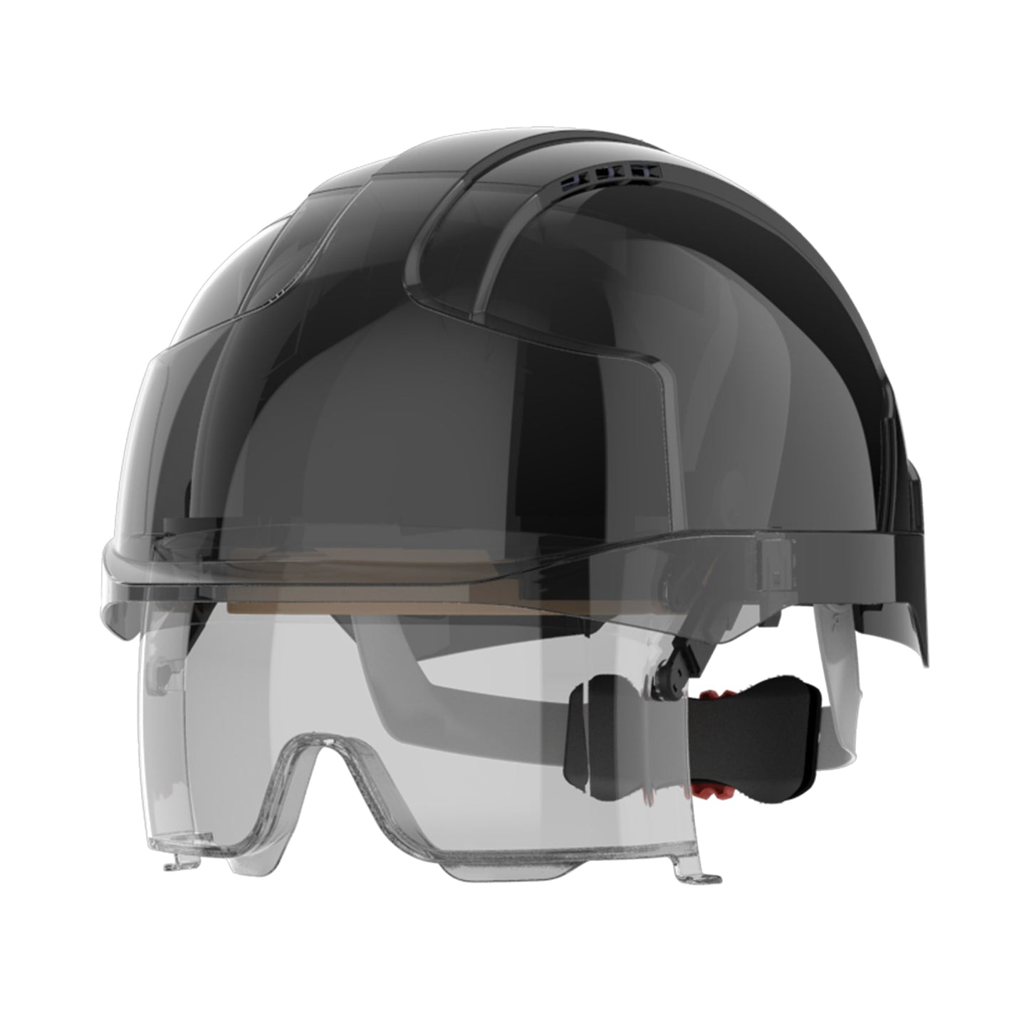 JSP EVO VISTAlens Safety Helmet + Integrated Eyewear Anti-Scratch UV Protection