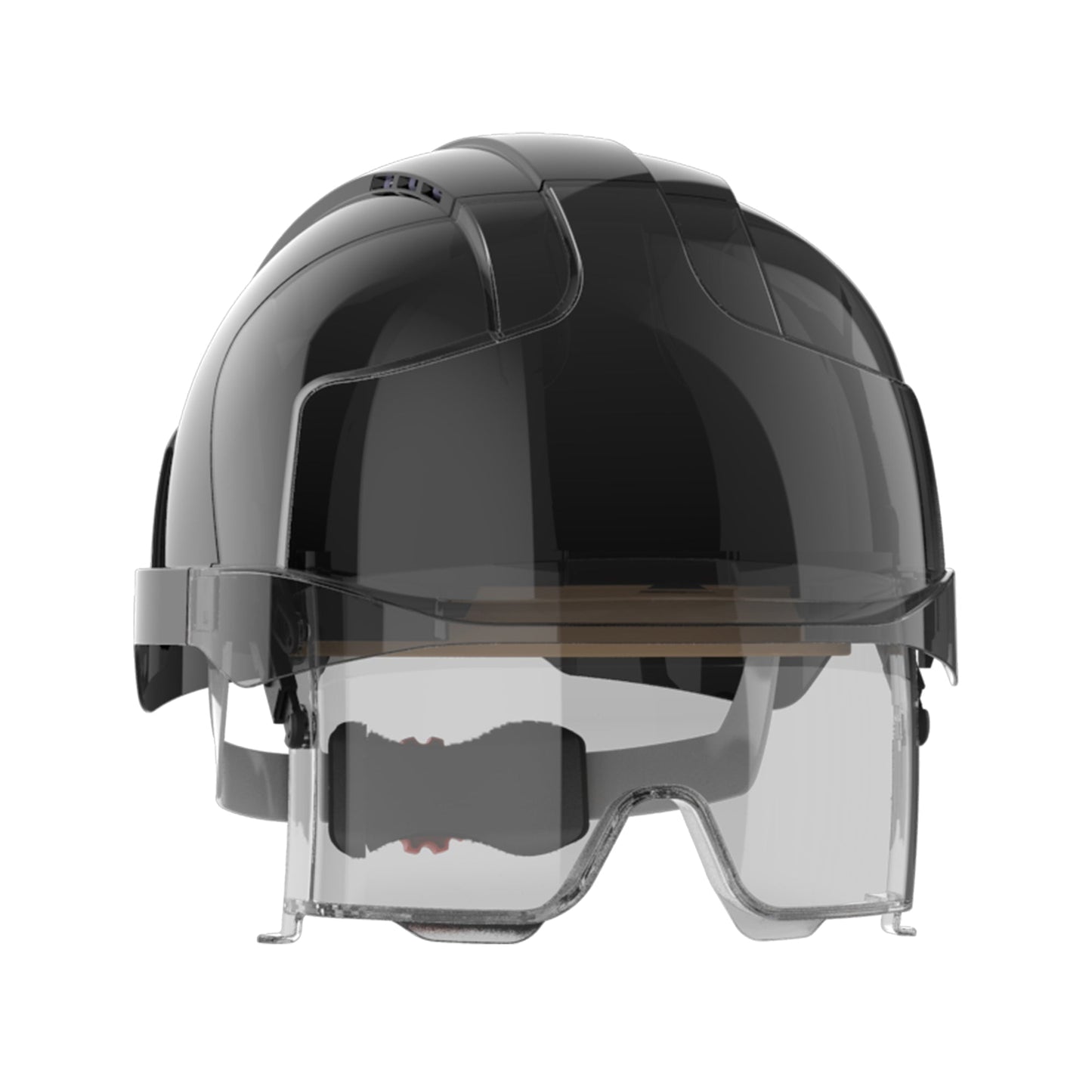 JSP EVO VISTAlens Safety Helmet + Integrated Eyewear Anti-Scratch UV Protection