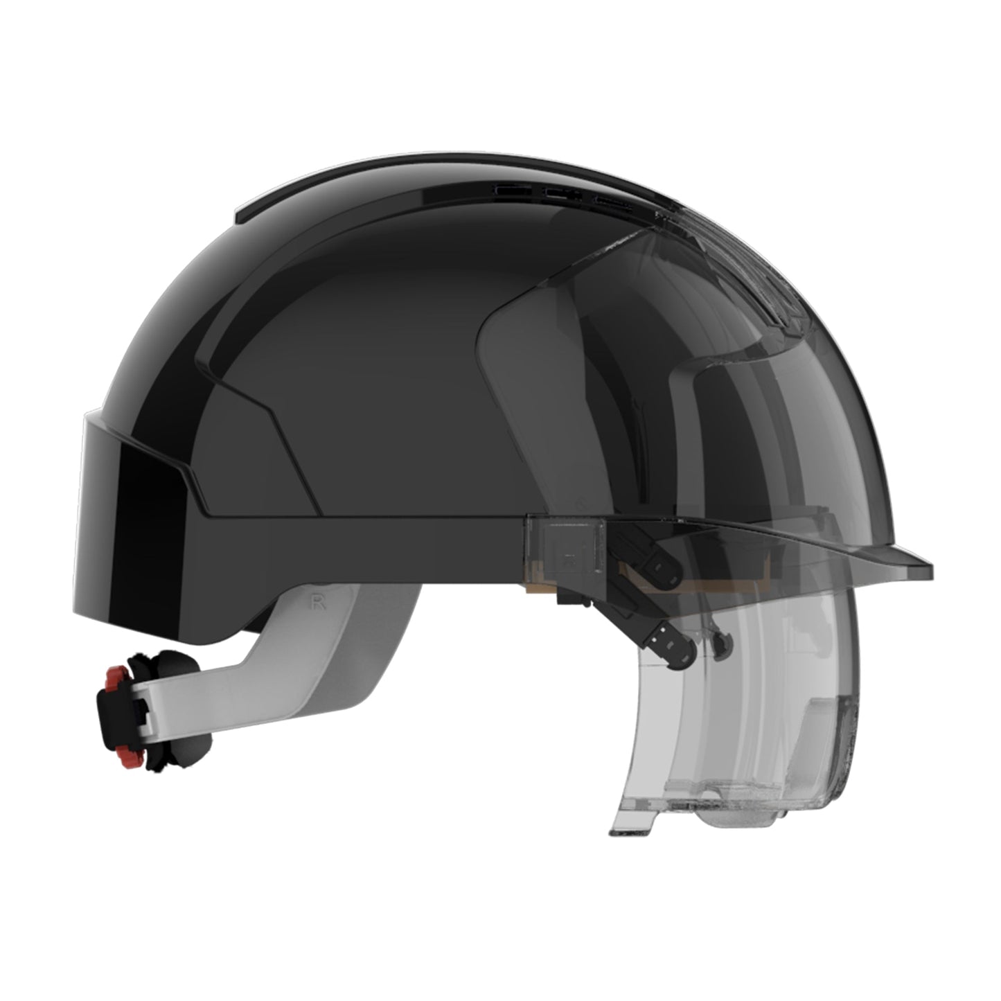 JSP EVO VISTAlens Safety Helmet + Integrated Eyewear Anti-Scratch UV Protection