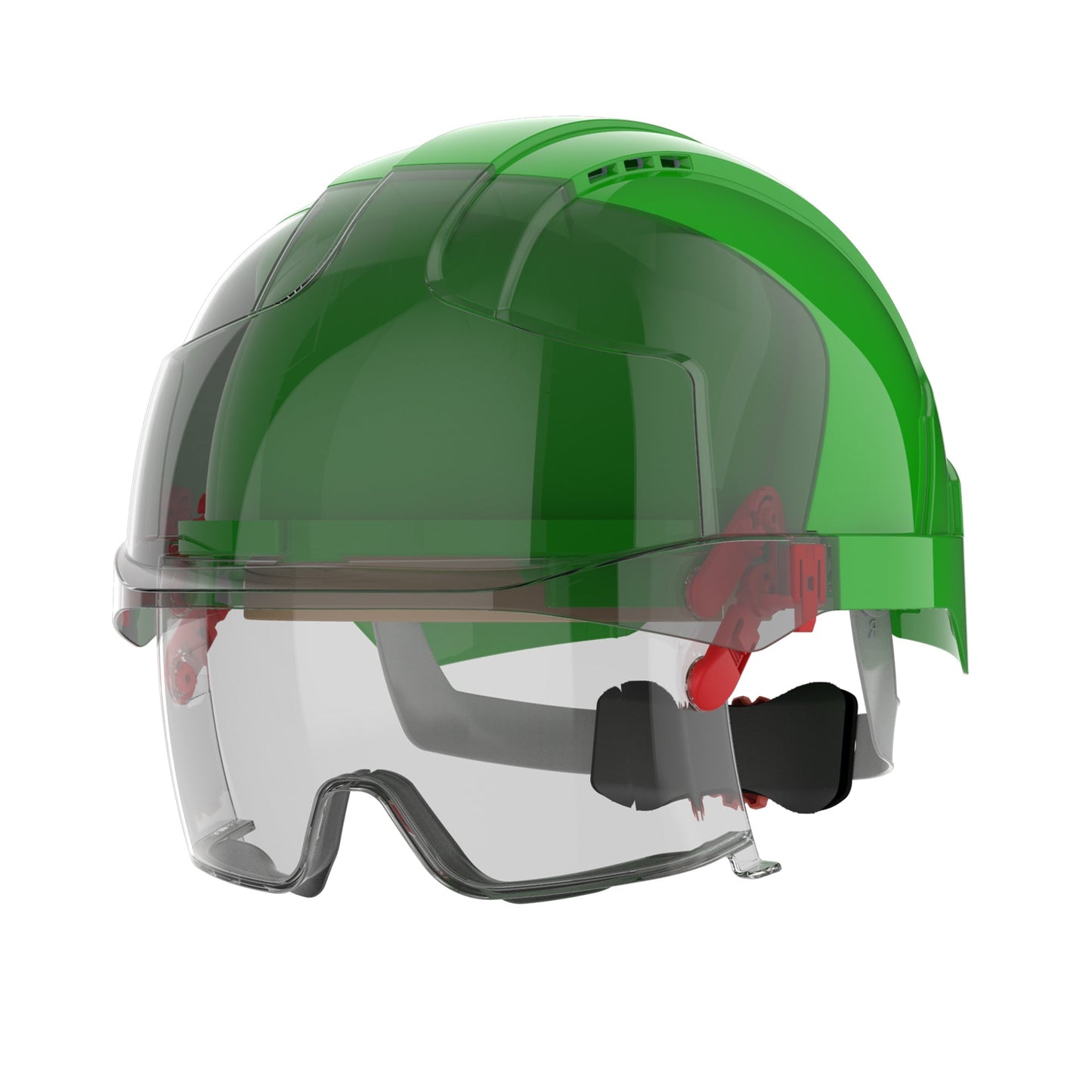 JSP EVO VISTAlens Safety Helmet + Integrated Eyewear Anti-Scratch UV Protection