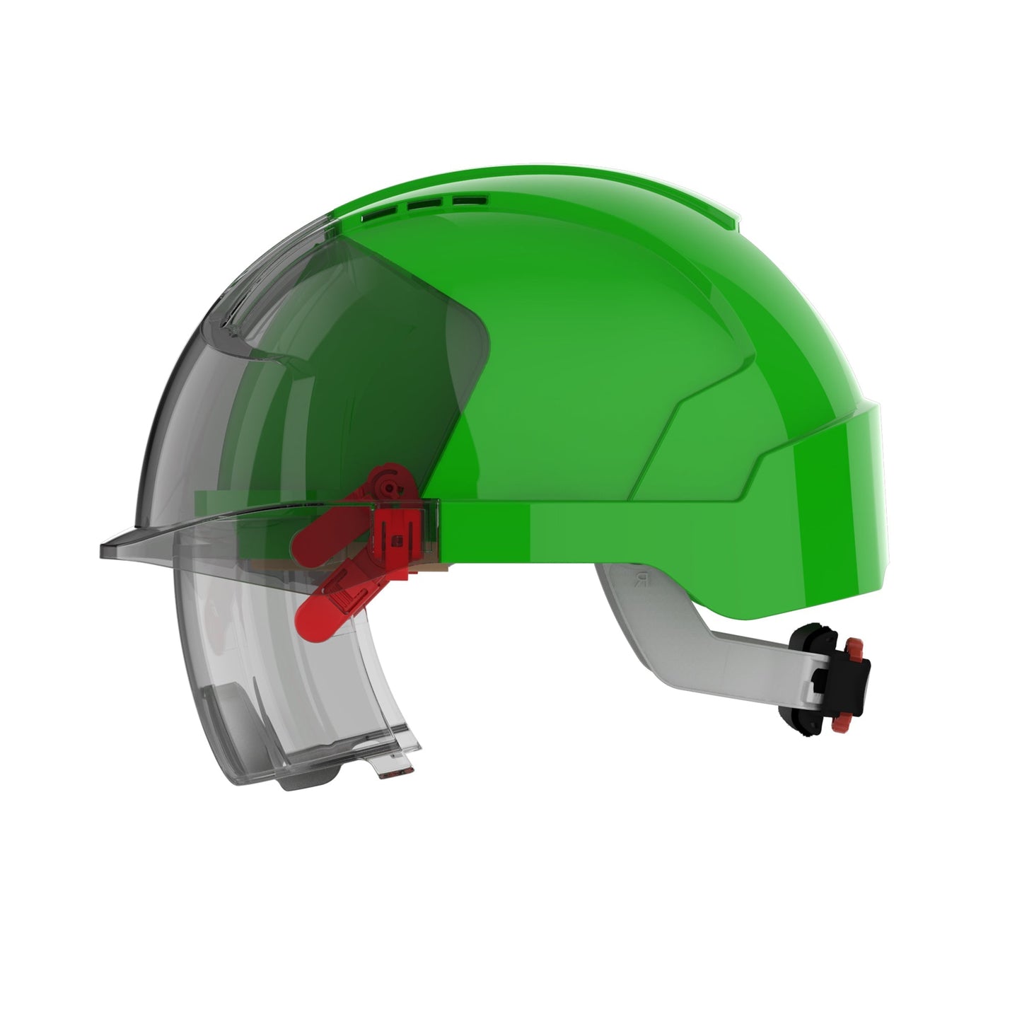 JSP EVO VISTAlens Safety Helmet + Integrated Eyewear Anti-Scratch UV Protection