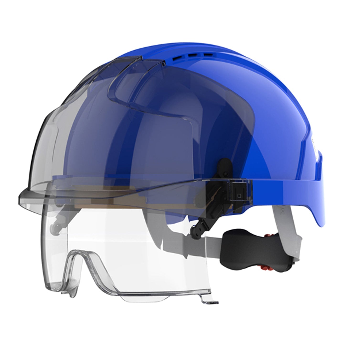 JSP EVO VISTAlens Safety Helmet + Integrated Eyewear Anti-Scratch UV Protection