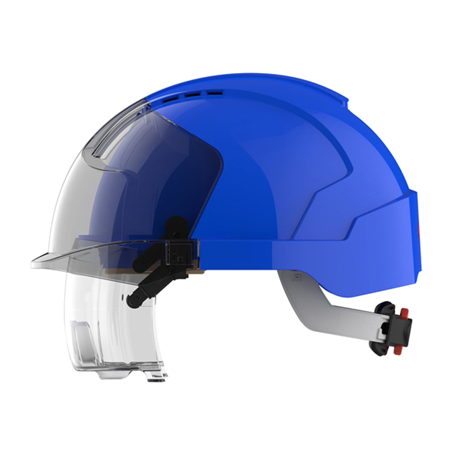 JSP EVO VISTAlens Safety Helmet + Integrated Eyewear Anti-Scratch UV Protection