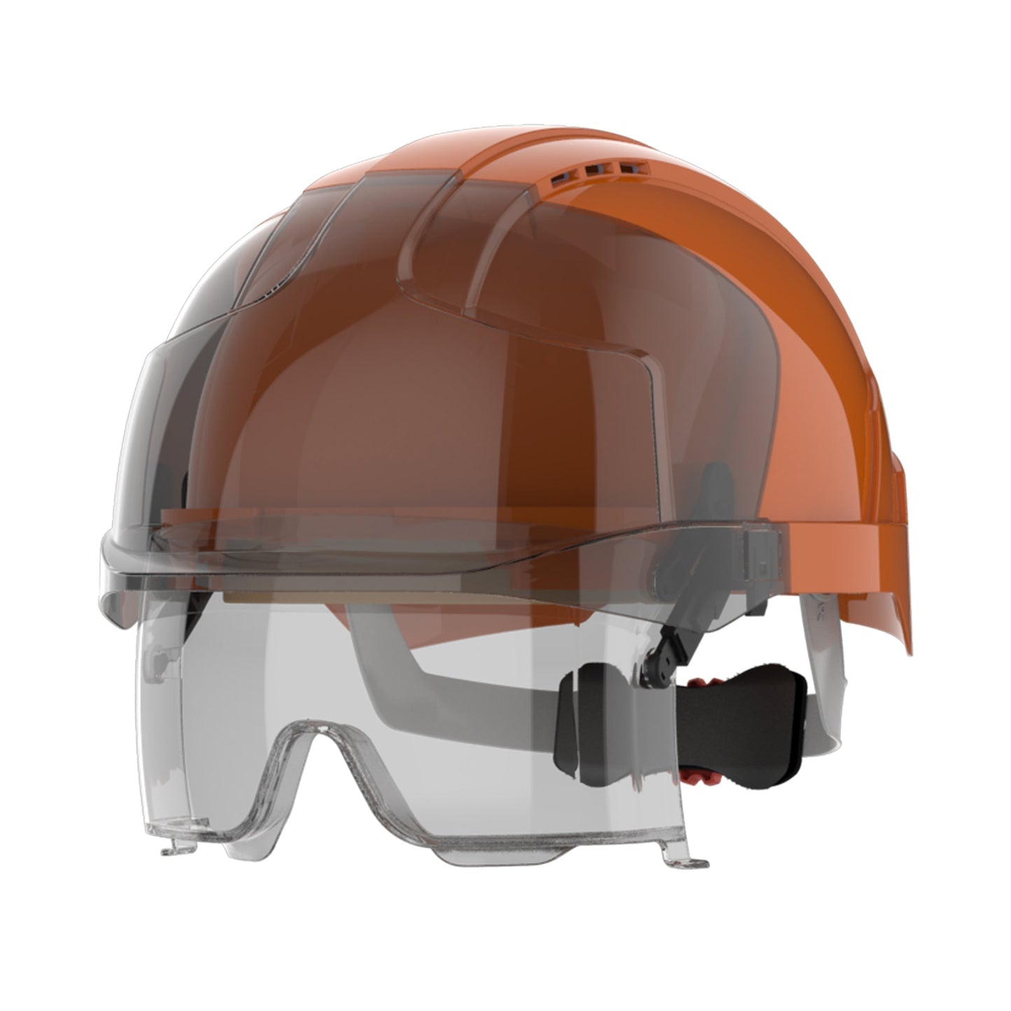 JSP EVO VISTAlens Safety Helmet + Integrated Eyewear Anti-Scratch UV Protection