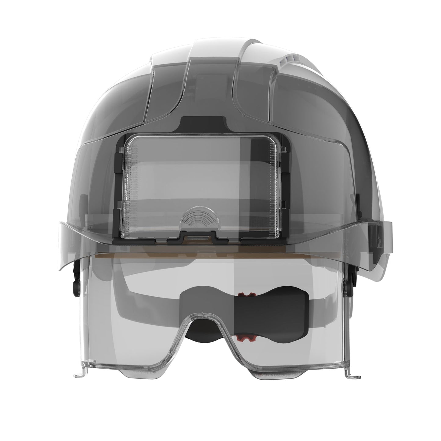 JSP EVO VISTAlens Safety Helmet with ID Badge Holder and Vented Design