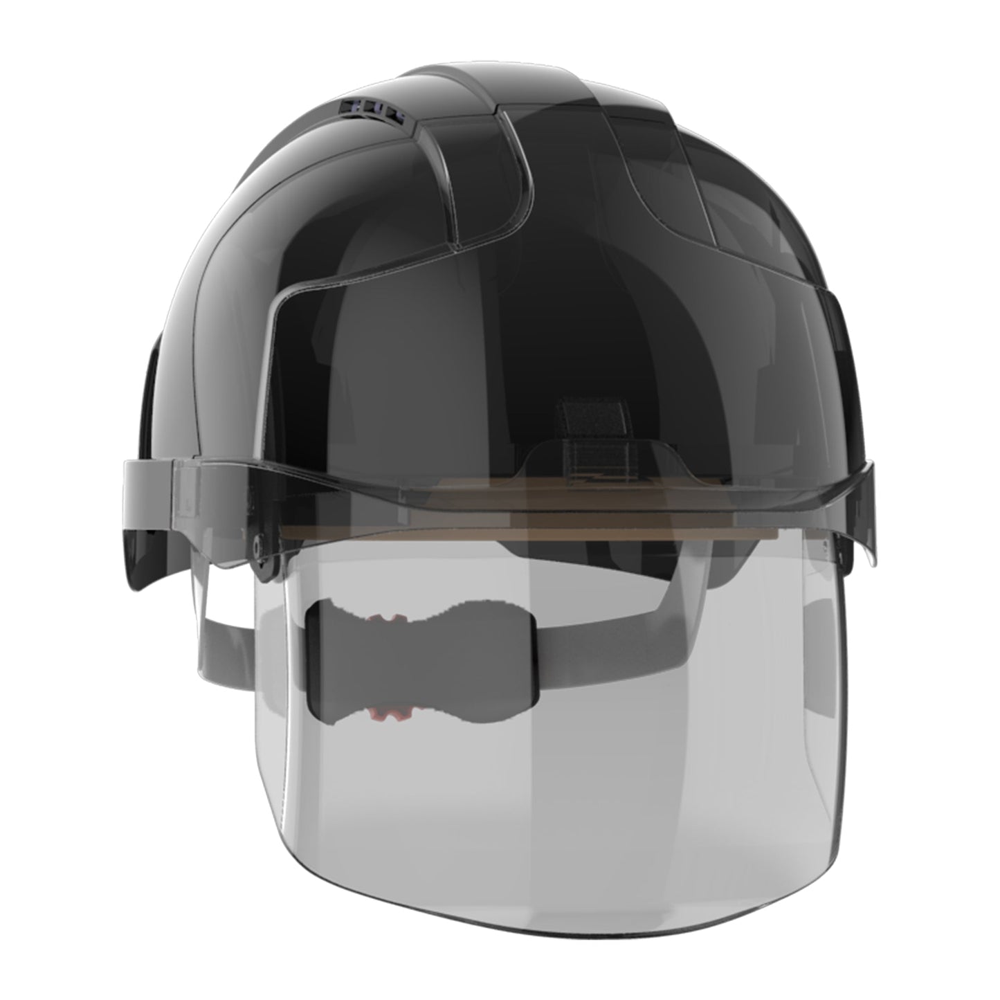 JSP EVO VISTAshield Safety Helmet with Integrated Faceshield Vented A-Rated