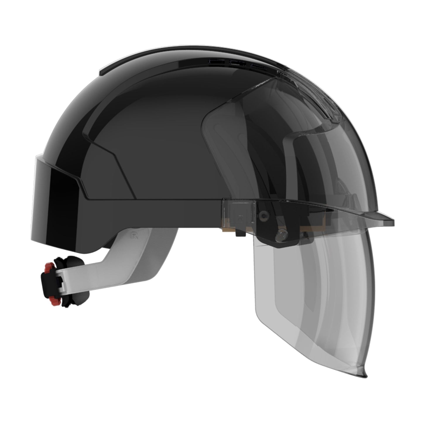 JSP EVO VISTAshield Safety Helmet with Integrated Faceshield Vented A-Rated