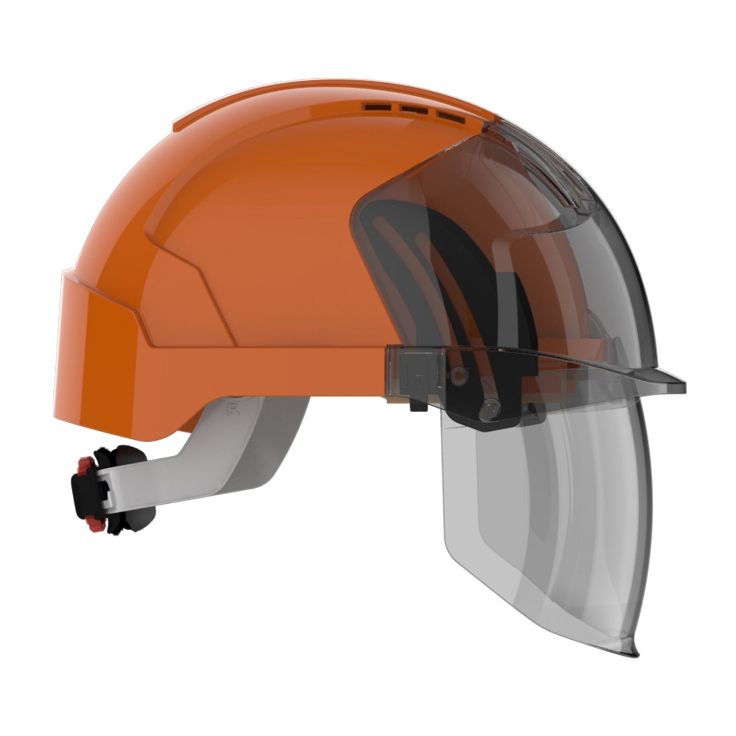 JSP EVO VISTAshield Safety Helmet with Integrated Faceshield Vented A-Rated