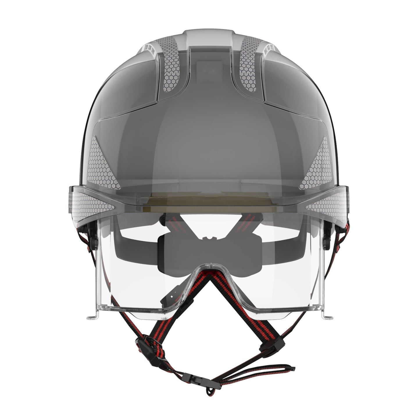 JSP EVO VISTA Dualswitch Helmet with VISTAlens and Silver CR2 - Vented Safety