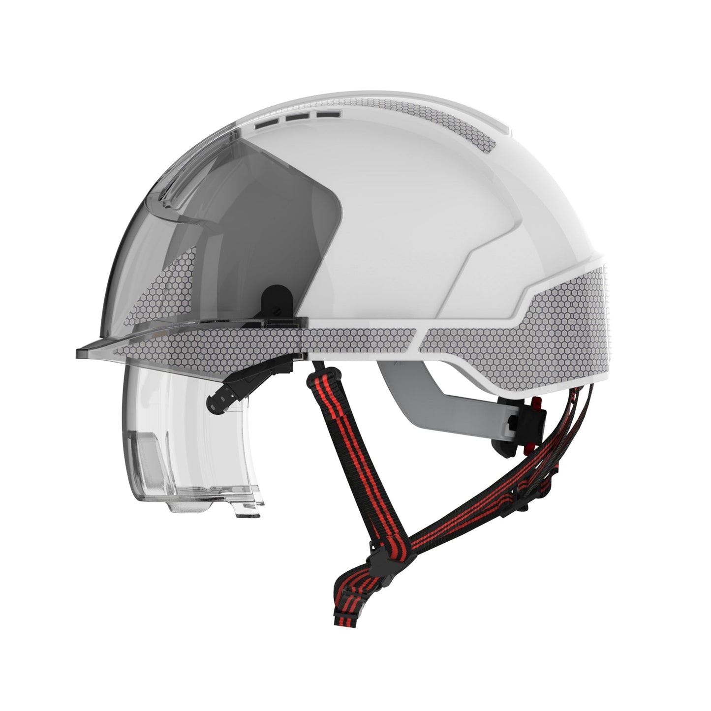 JSP EVO VISTA Dualswitch Helmet with VISTAlens and Silver CR2 - Vented Safety