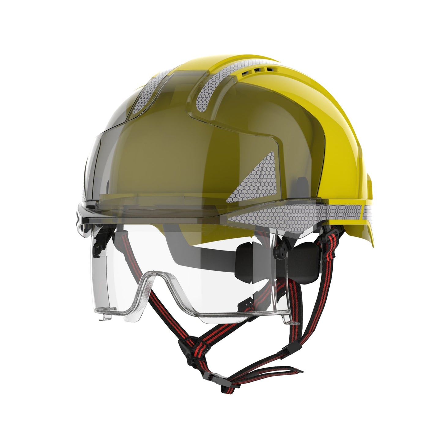 JSP EVO VISTA Dualswitch Helmet with VISTAlens and Silver CR2 - Vented Safety
