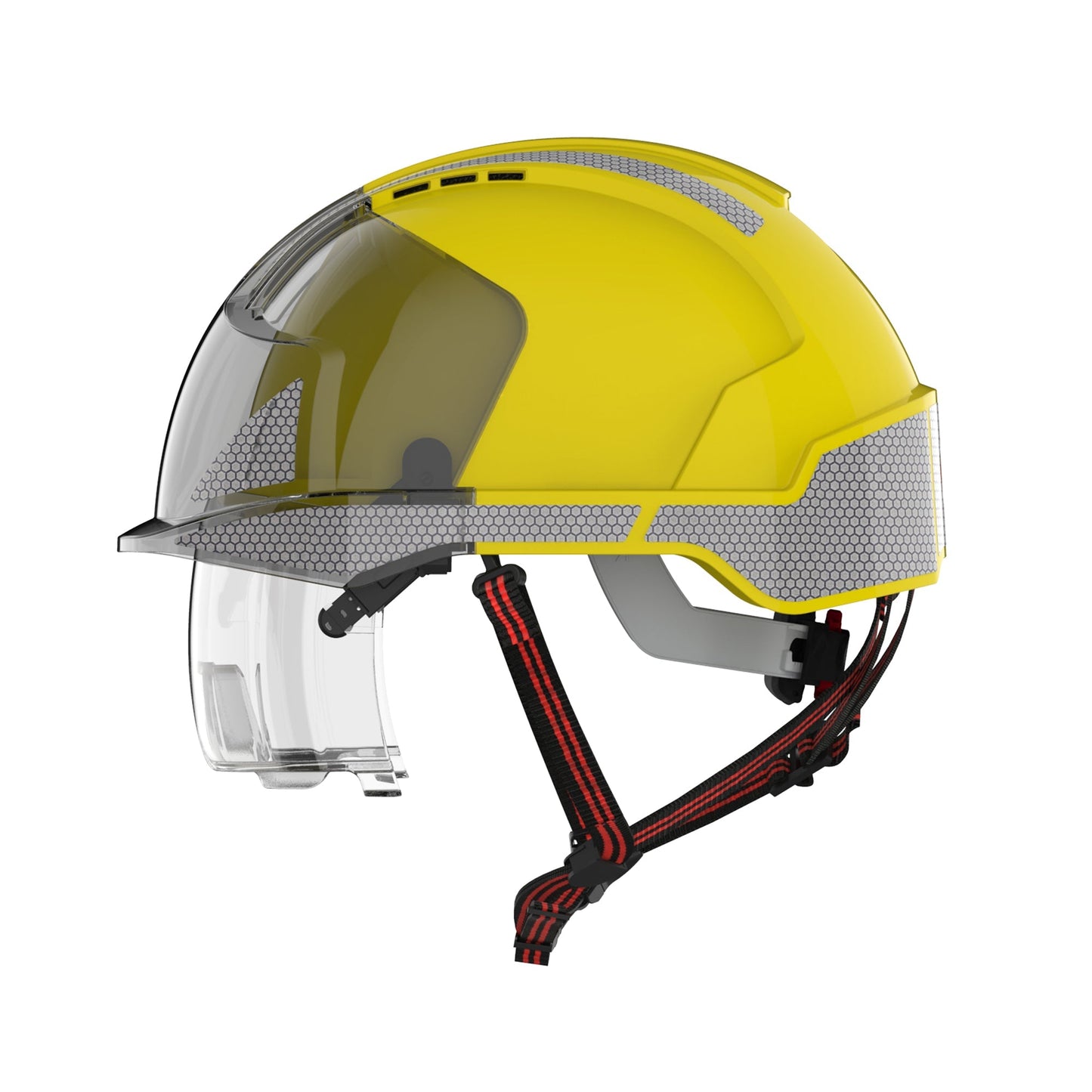 JSP EVO VISTA Dualswitch Helmet with VISTAlens and Silver CR2 - Vented Safety