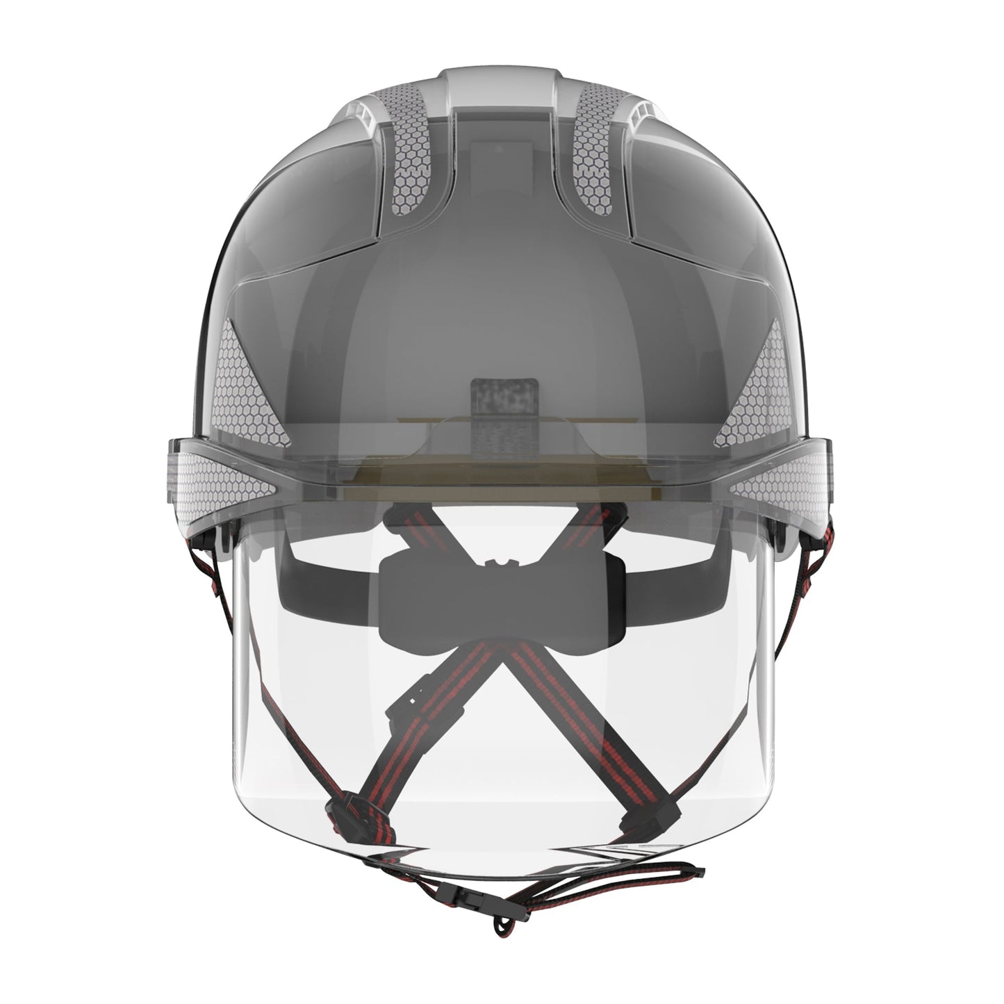 JSP EVO VISTA Dualswitch Helmet with VISTAshield and Silver CR2 - Vented