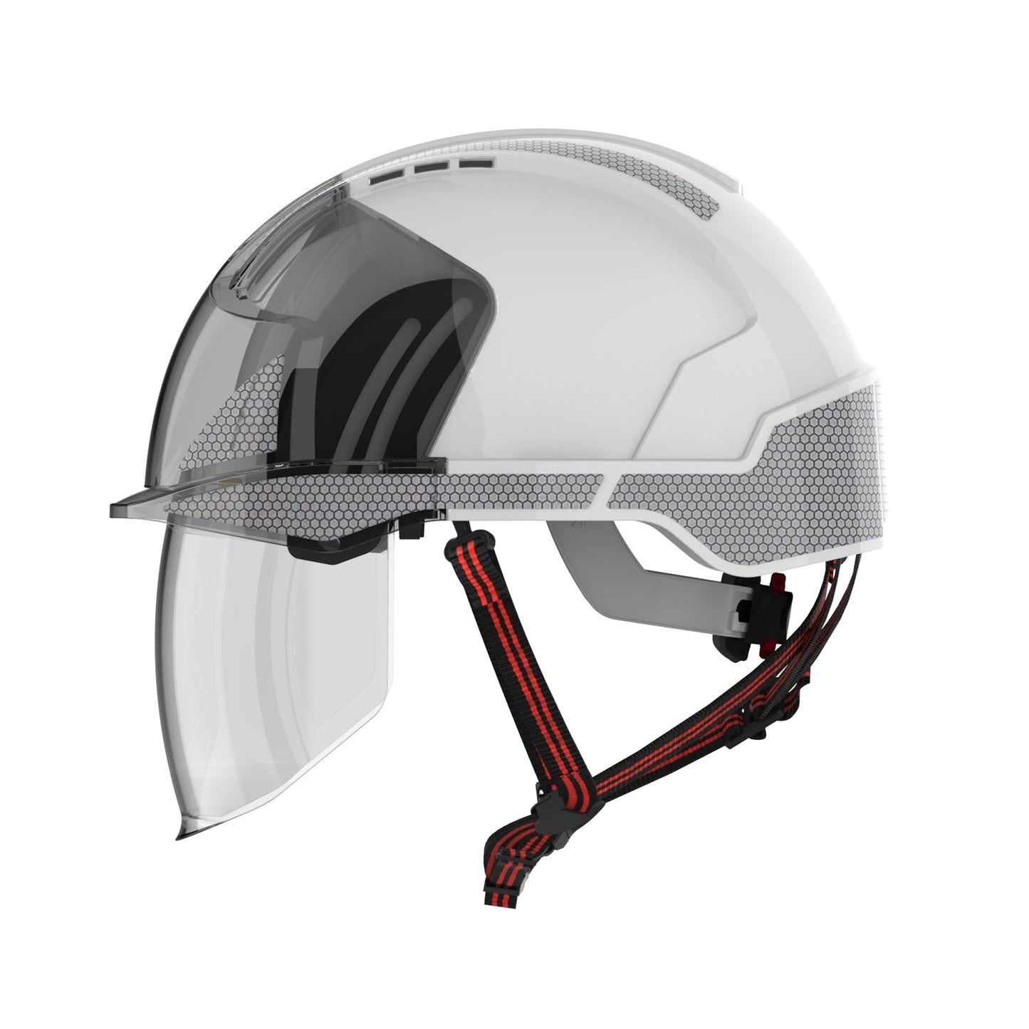 JSP EVO VISTA Dualswitch Helmet with VISTAshield and Silver CR2 - Vented