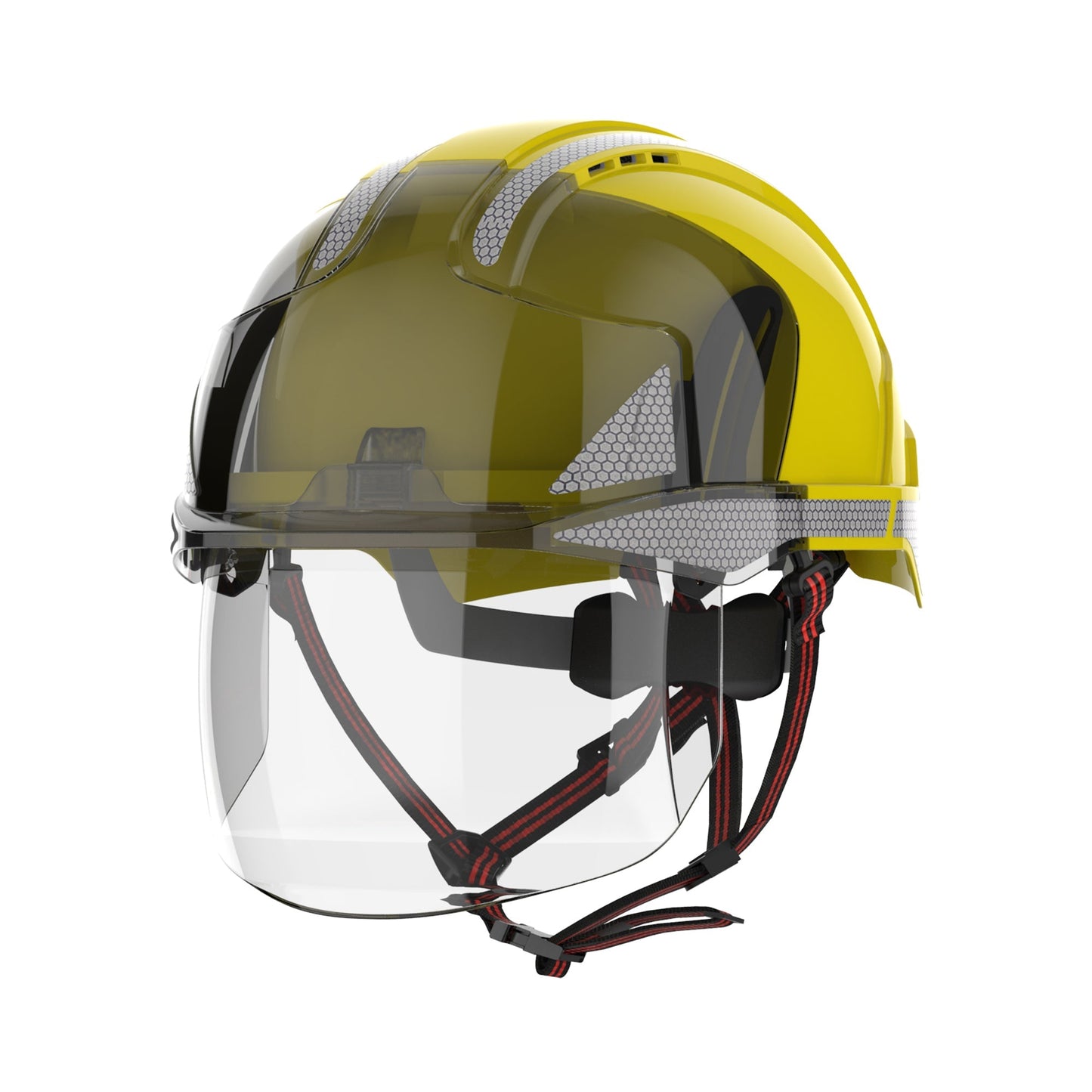 JSP EVO VISTA Dualswitch Helmet with VISTAshield and Silver CR2 - Vented