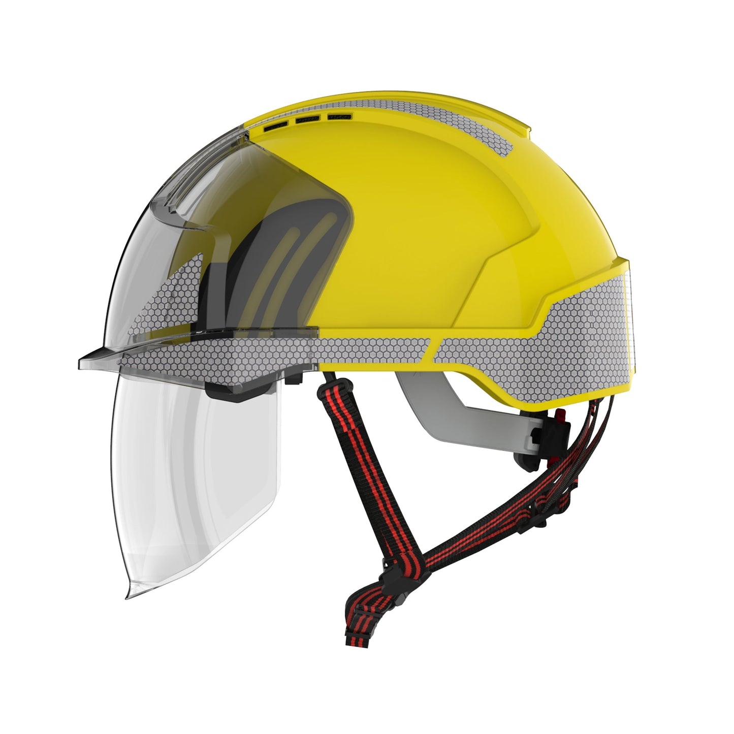 JSP EVO VISTA Dualswitch Helmet with VISTAshield and Silver CR2 - Vented