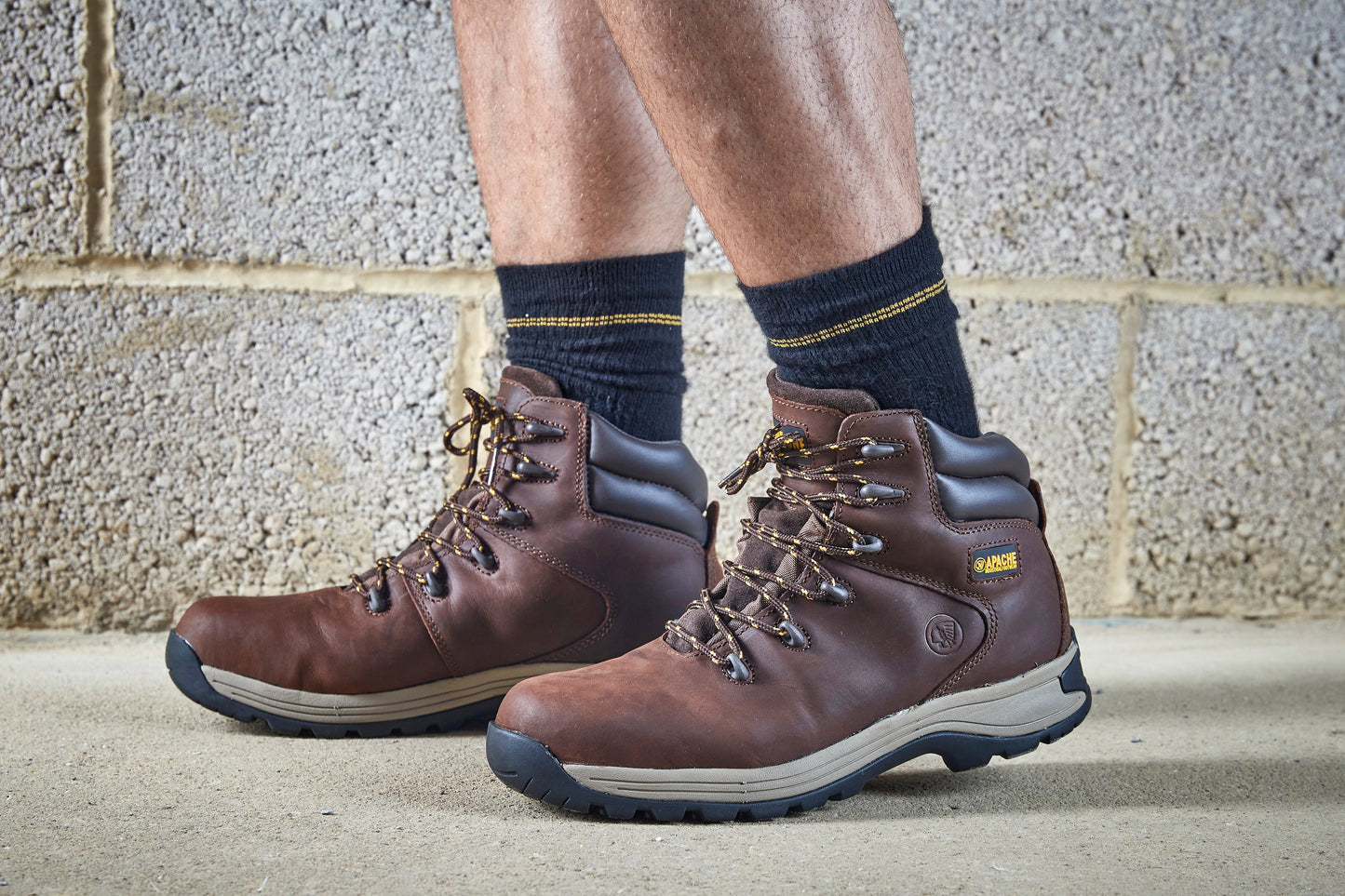 Apache AP315CM Safety Hiker Boots Nubuck Water Resistant Steel Toe Comfort