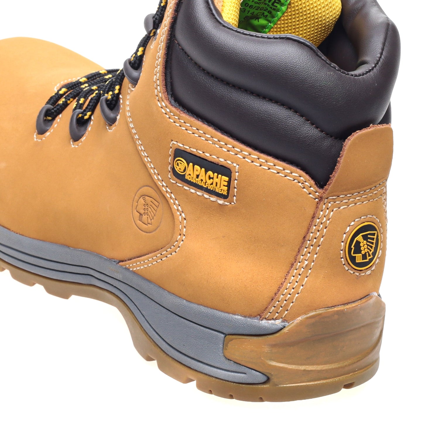 Apache AP314CM Safety Hiker Boots Nubuck Water Resistant Steel Toe Comfort