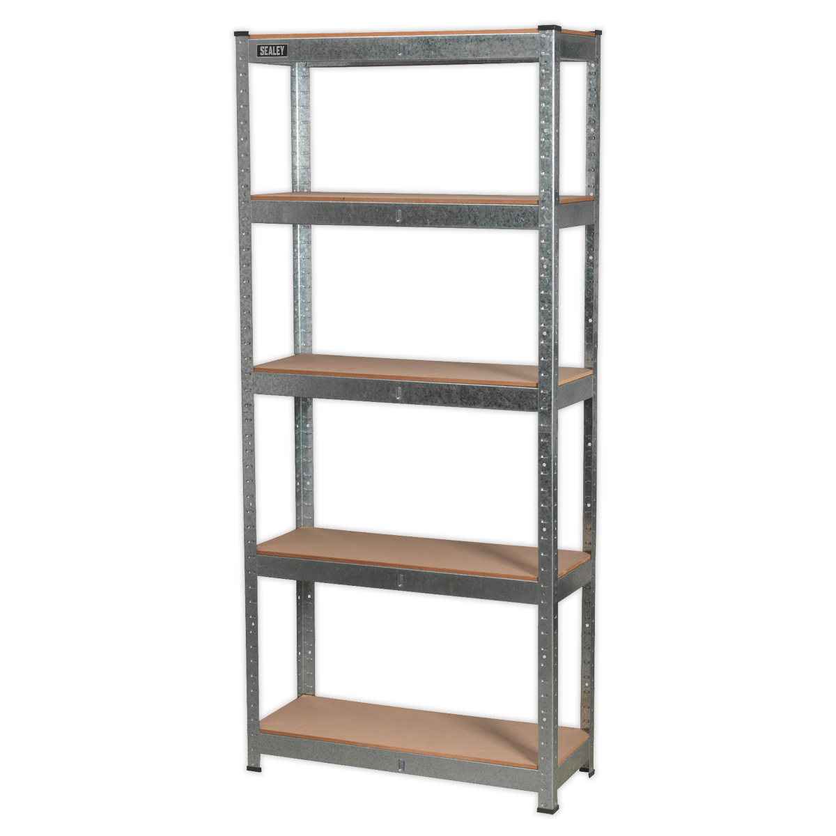Sealey 5 Shelf Racking Unit 150kg Capacity Galvanized Steel Easy Assembly