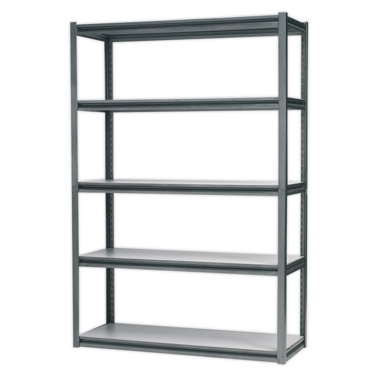 Sealey 5 Shelf Racking Unit 600kg Capacity Boltless Steel Storage Rack 1215mm