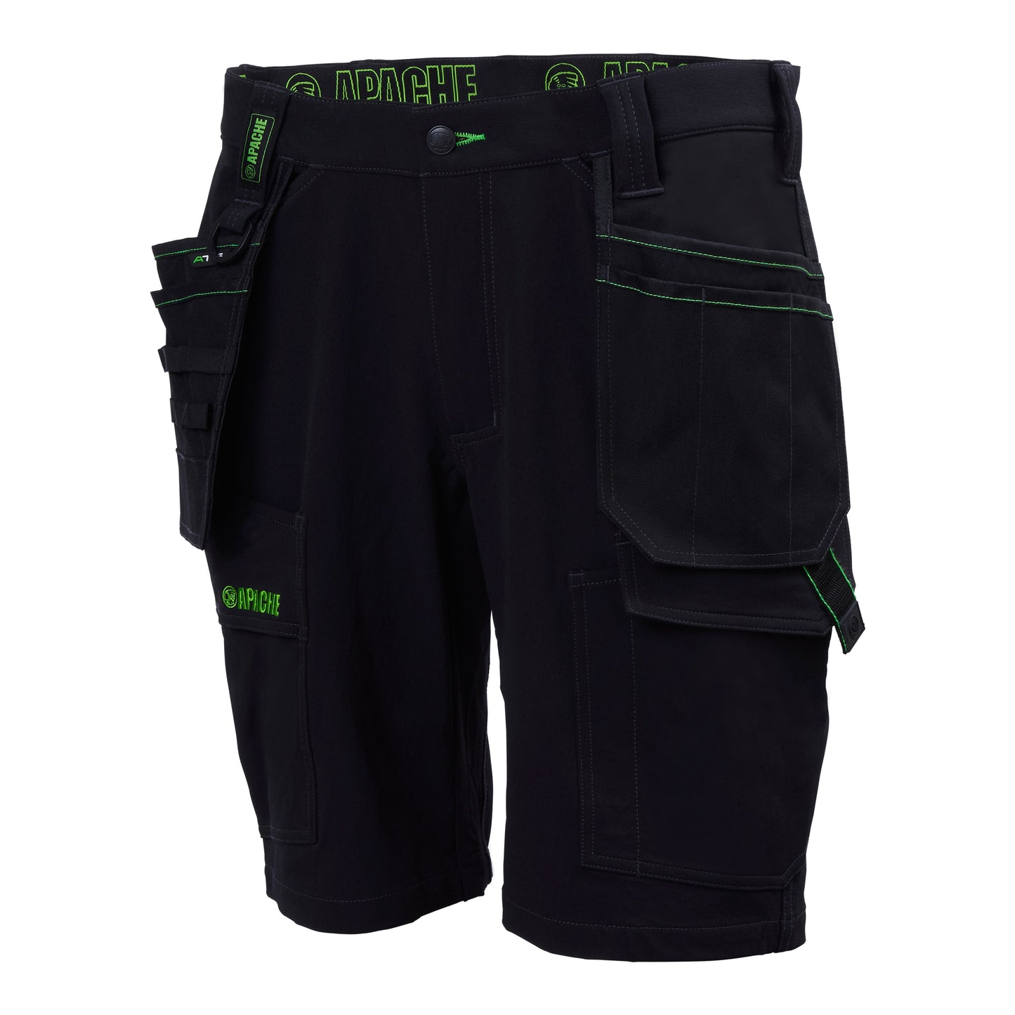 Apache Whistler 4-Way Stretch Work Shorts with Multi-Pockets for Comfort