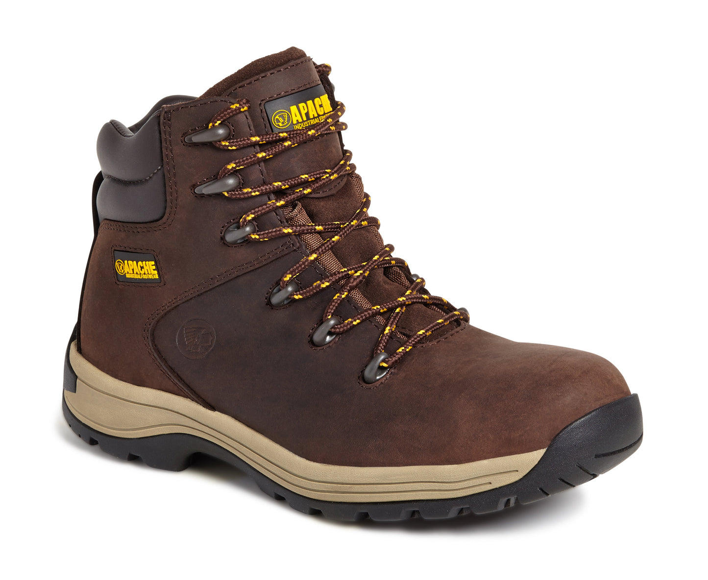 Apache AP315CM Safety Hiker Boots Nubuck Water Resistant Steel Toe Comfort