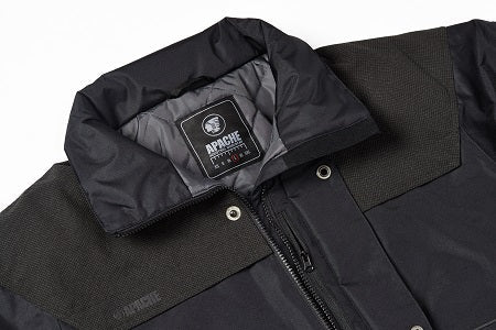 Apache ATS Waterproof Padded Jacket with Hood, Reflective Piping, Size M