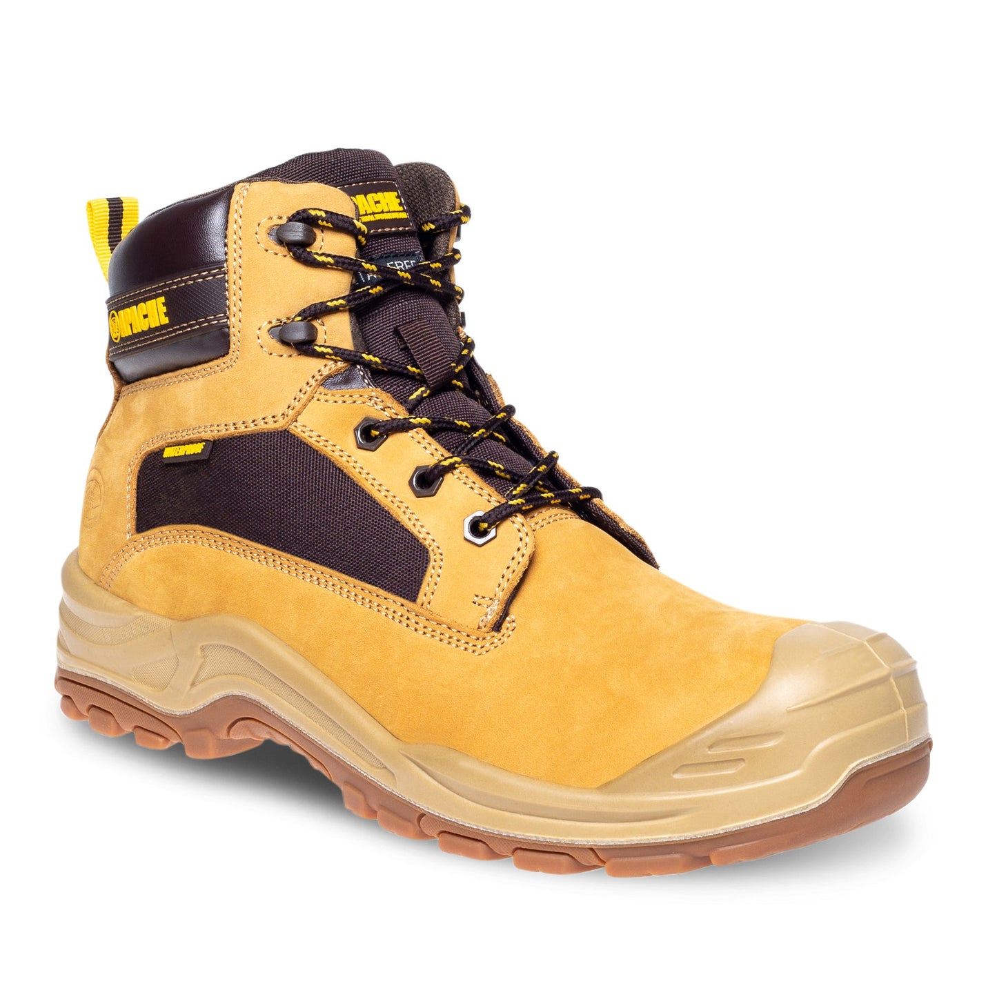 Apache Arizona Nubuck Waterproof Safety Boots Non-Metallic Toe Heat Resistant