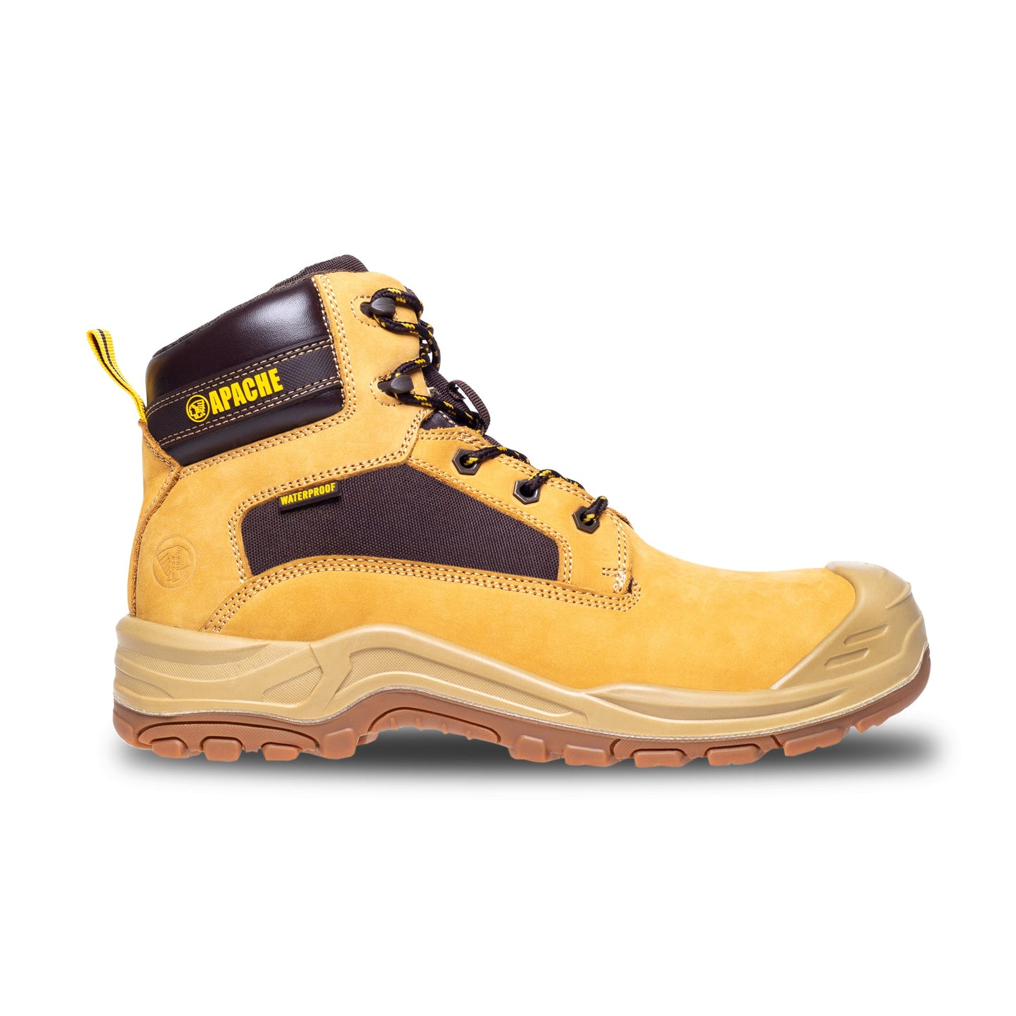 Apache Arizona Nubuck Waterproof Safety Boots Non-Metallic Toe Heat Resistant