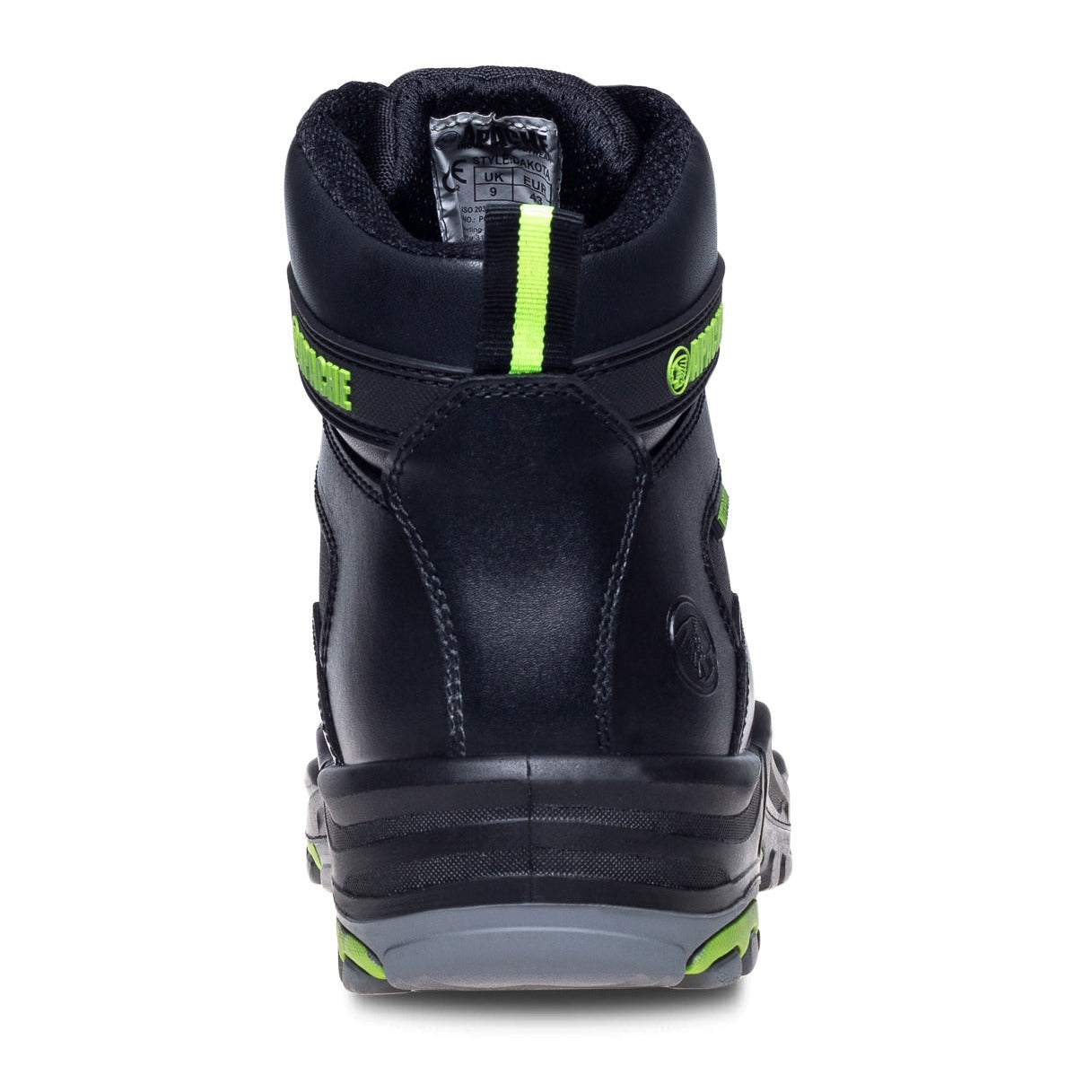 Apache Dakota Metal Free Waterproof Safety Boots Non-Metallic Toe Black