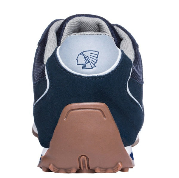 Apache Strike Suede Retro Safety Trainers Navy Aluminium Toe Cap Shock Absorbent