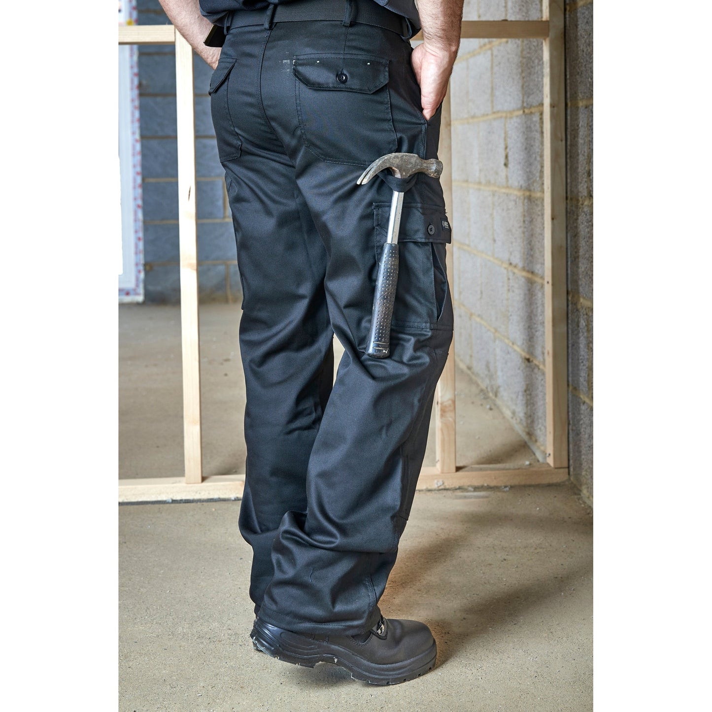 Apache Industry Cargo Trousers with Knee Pad Pocket and Hammer Loop