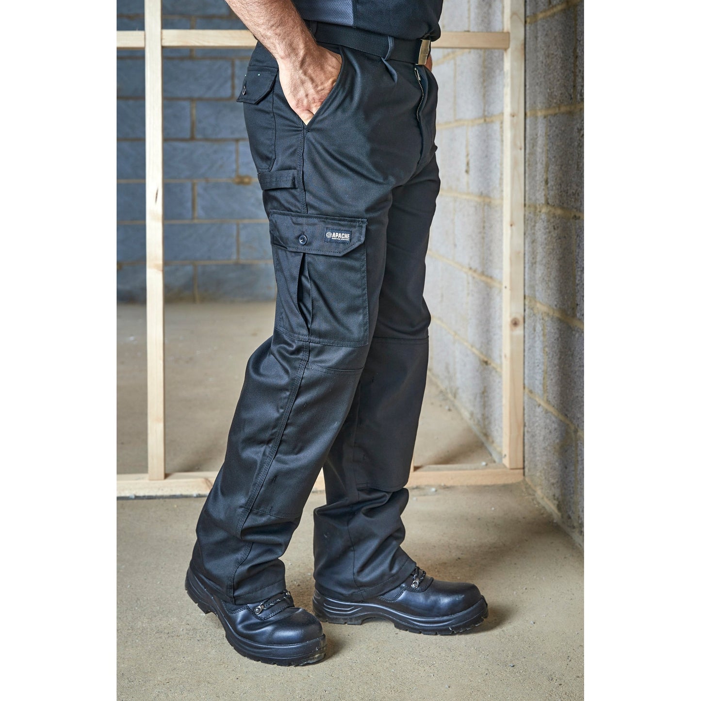 Apache Industry Cargo Trousers with Knee Pad Pocket and Hammer Loop