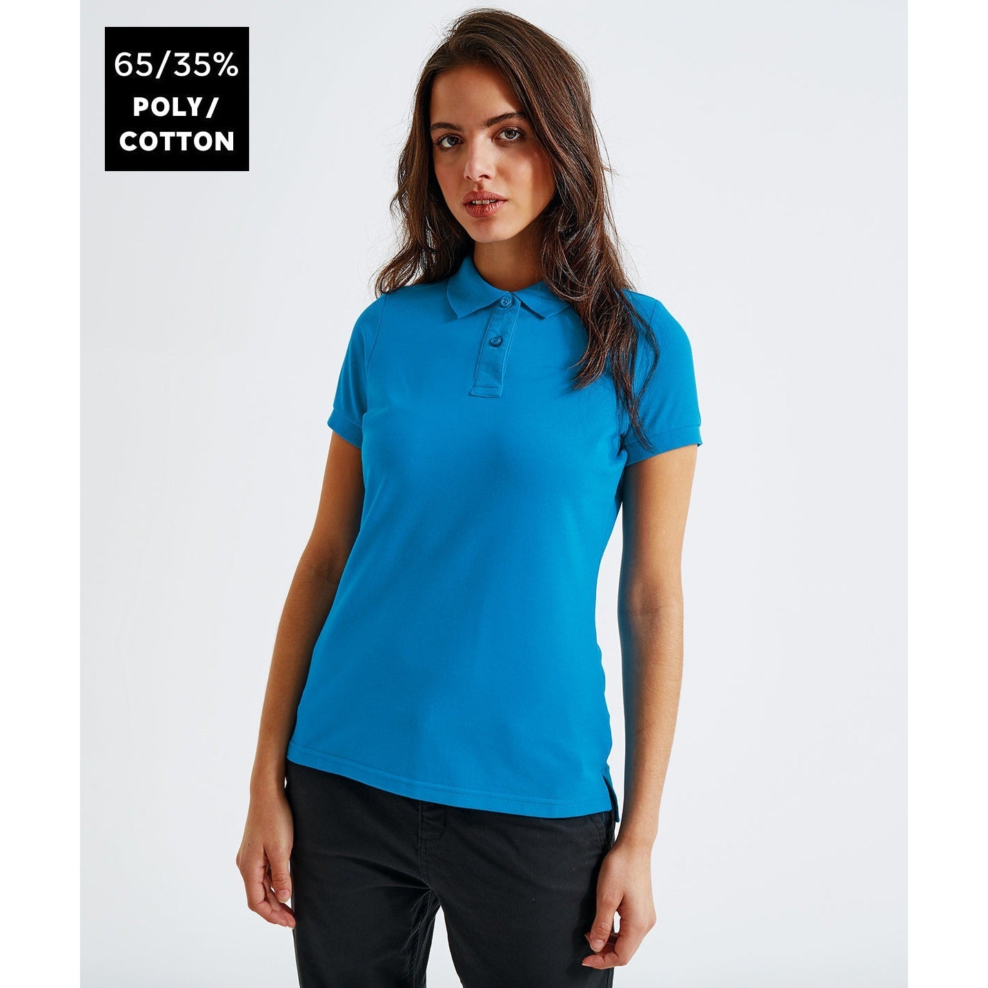 Asquith & Fox Women's Polycotton Polo Classic Fit Wicking Technology XS-2XL
