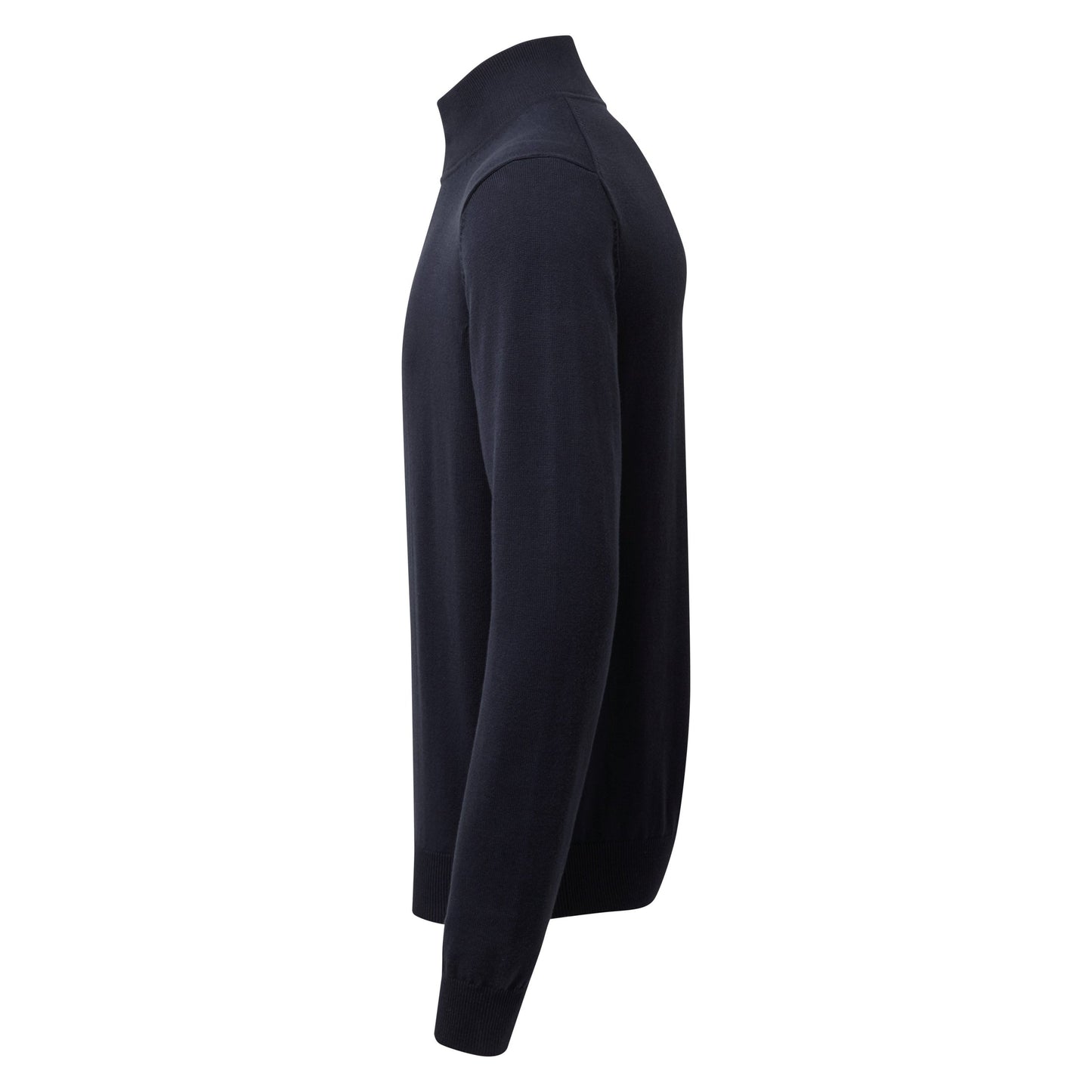 Asquith & Fox Men's Cotton Blend Â¼ Zip Sweater Decorative Stitching Sizes S-3XL