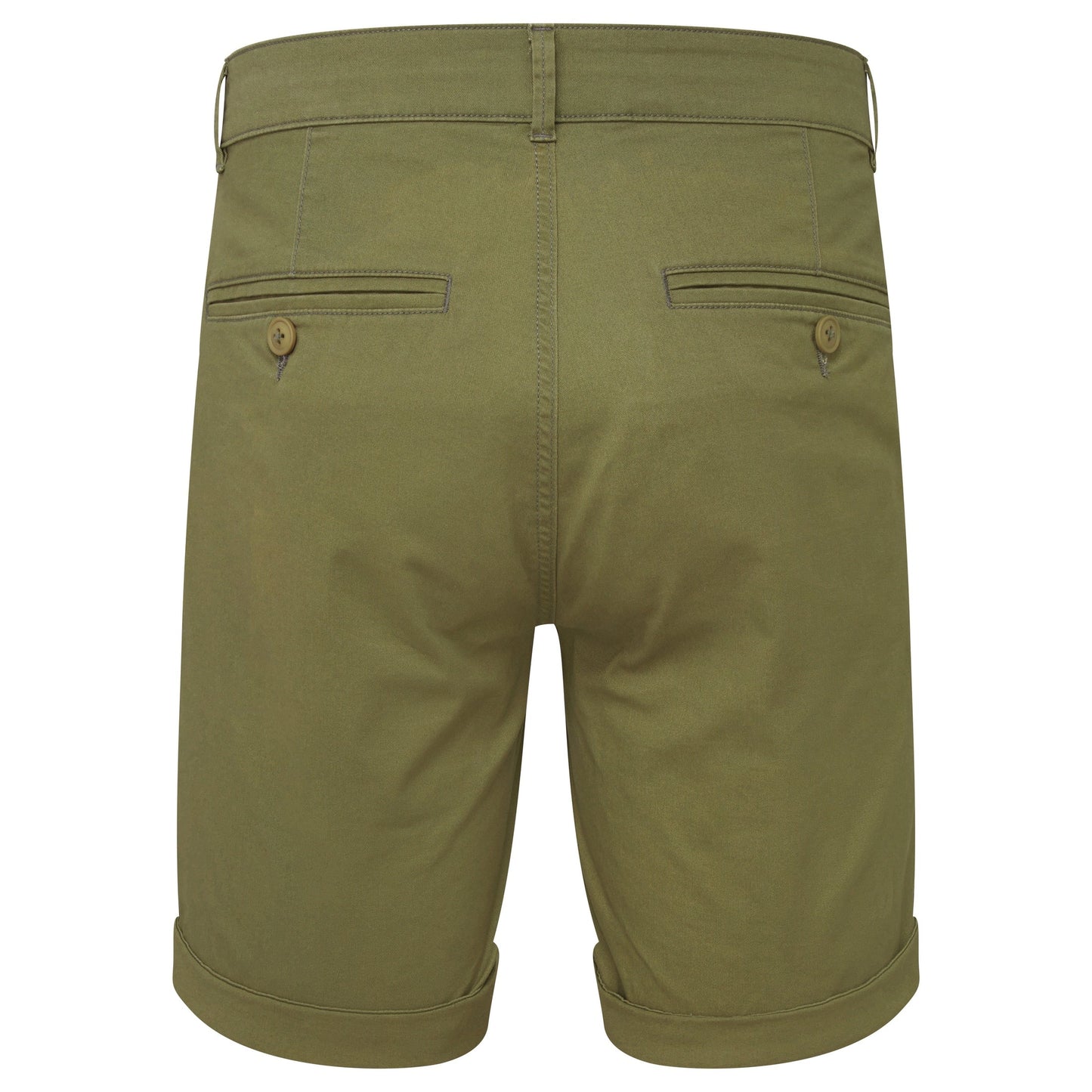 Asquith & Fox Men's Lightweight Chino Shorts with Belt Loops and Pockets